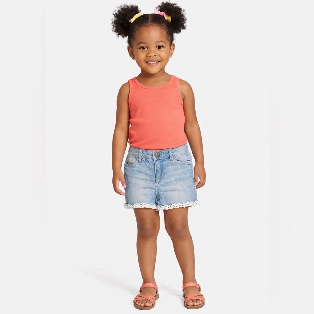 OshKosh B’Gosh Denim Jeans Shorts Girls Size 4